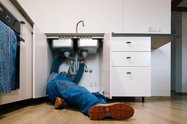 Professional Pipe Repair technician working in Laurel, IN